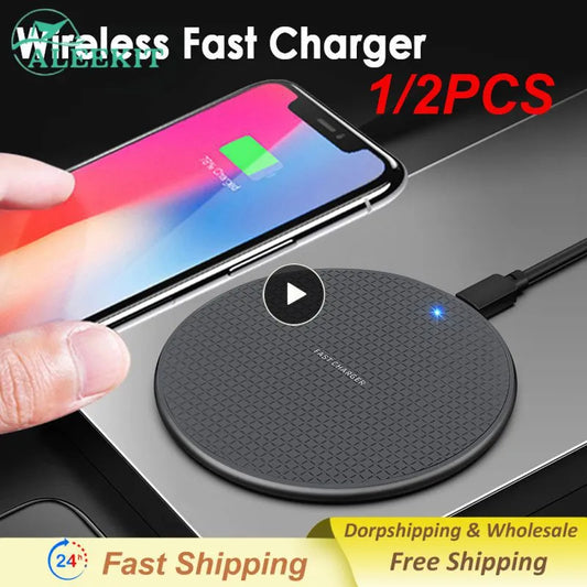 1/2PCS Wireless Charger For Google Pixel 7 6 5 4 XL Velvet V30 V50 V60 G8S G8X ThinQ Qi Fast Charging Pad Power Phone
